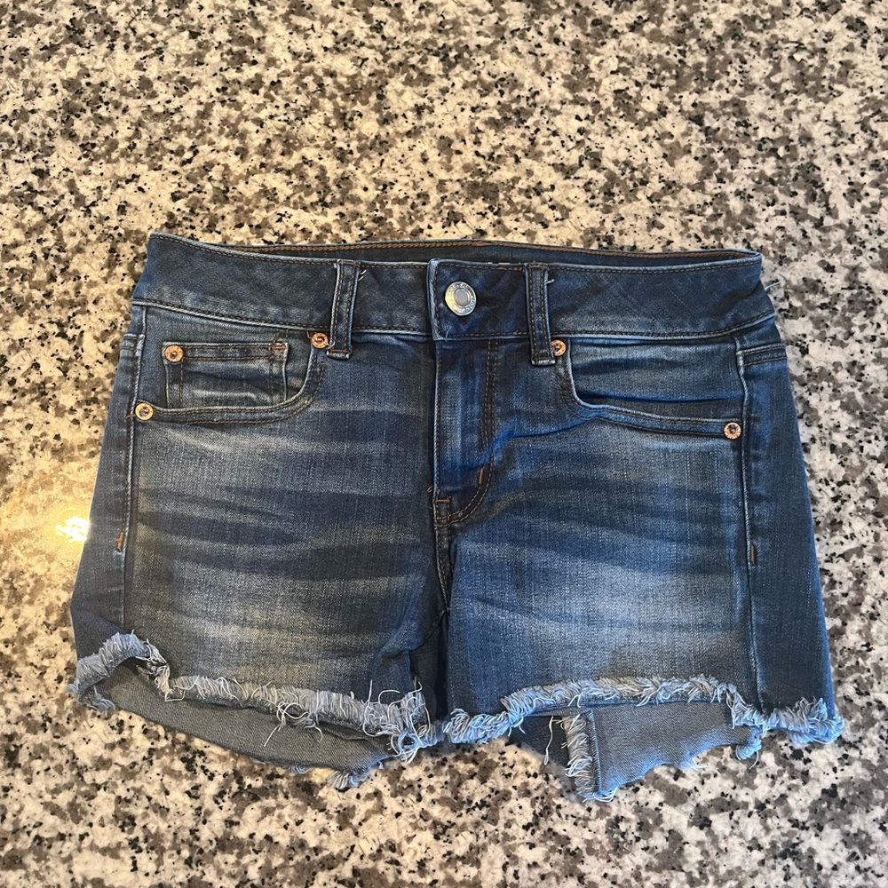 American Eagle midi Jean shorts